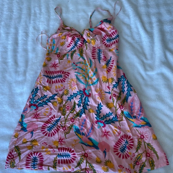 Jessica Simpson Pink Multicolor Floral Dress - Picture 1 of 6